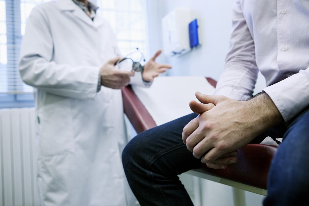 rendez-vous chez le médecin pour la prévention de la prostatite