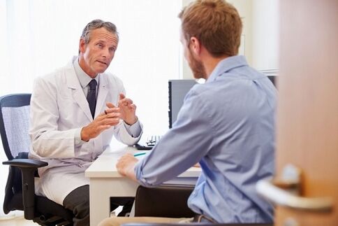 consultation avec un médecin pour prostatite